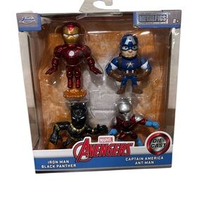 Jada Toys Marvel Avengers Metalfigs 2.5 Inch Die-Cast Action Figures 4-Pack NIB